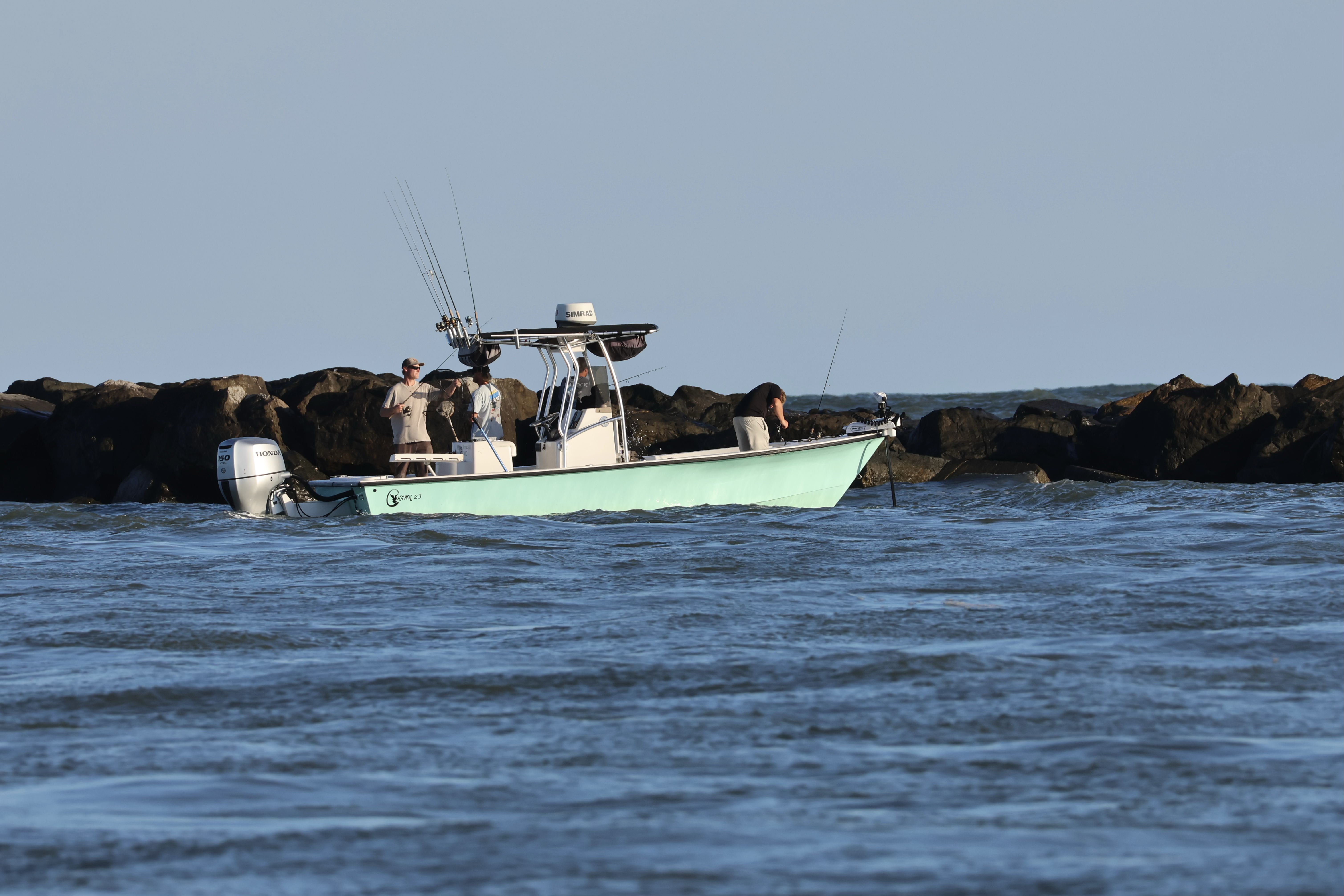 Miss Joyce II — 23ft C-Hawk center console, profile view